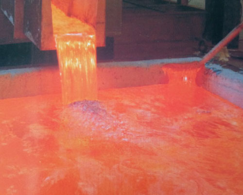 Melting and Pouring Process