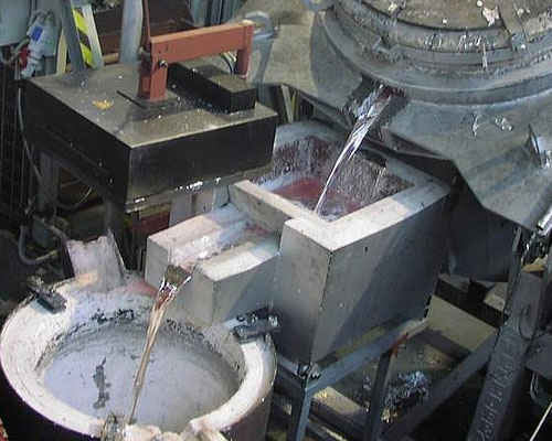 Molten Aluminum Casting Process