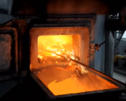 Aluminum Melt Refining in Furnace